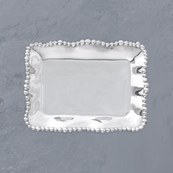 GIFTABLES Organic Pearl Rectangular Tray