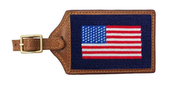 American Flag Luggage Tag