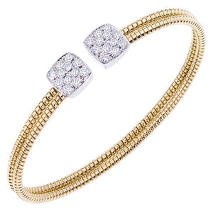 DA Gold 18K Yellow Gold and Diamond Bracelet