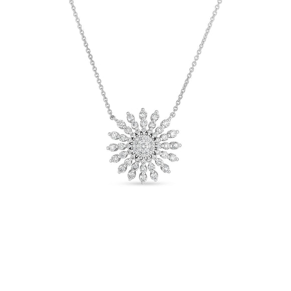 Roberto Coin Sunburst Diamond Necklace
