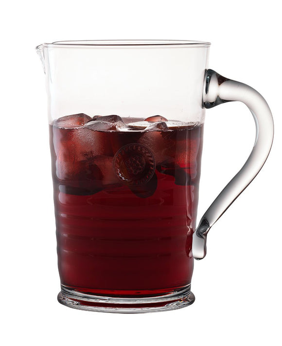 Juliska Berry  & Thread Glass Pitcher